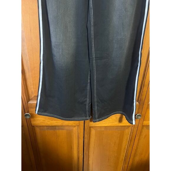 NWOT Halara Women's Flex™ High-Waisted Wide Leg Denim Jeans Poppy Seed Size XL - Picture 4 of 12